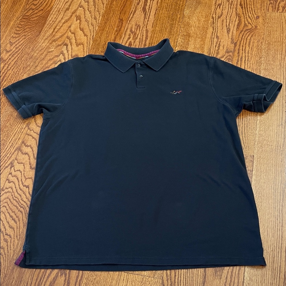 Greg Norman Collection Black Polo Shirt